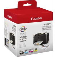 Pack de cartouches Canon PGI-1500 BK/C/M/Y Multipack - 9218B005