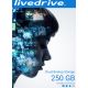 Livedrive Cloud Backup - 250 Go - 3 appareils - abonnement 1 an