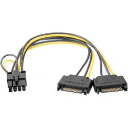 Câble 8pins PCI-E vers 2x SATA