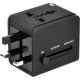 Adaptateur secteur universel - 2.1 A - 2 connecteurs de sortie (USB) - World Travel Adapter - SILICON POWER 900026