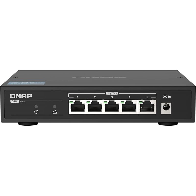 Switch QNAP QSW-1105-5T - 5 ports 2.5Gb - RJ45 - CARON Informatique - Calais