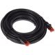 Cable réseau 15m ethernet RJ45 Cat 6 Gigabit F/UTP, Noir - MCTV-739