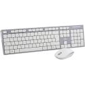 Pack Clavier souris T'nB Classy, sans fil, blanc