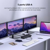 Station d'accueil Belkin CONNECT Universal USB-C Triple Display Dock