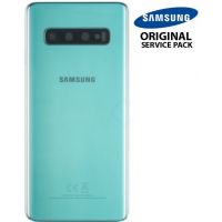 Vitre arrière + vitre caméra Vert Samsung Galaxy S10 G973F