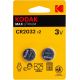 Lot de 2 piles lithium Kodak CR2032 3V - 30417687