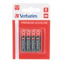 Piles LR03 AAA, 1.5V, pack 4 - Verbatim 49920