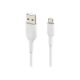 Câble micro B - USB2.0 1m blanc - BELKIN CAB005BT1MWH
