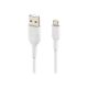 Câble micro B - USB2.0 1m blanc - BELKIN CAB005BT1MWH