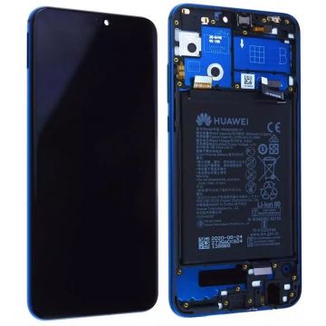 Bloc chassis vitre LCD Huawei Honor 9X Lite Bleu + Batterie