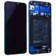 Bloc chassis vitre LCD Huawei Honor 9X Lite Bleu + Batterie