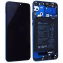 Bloc chassis vitre LCD Huawei Honor 9X Lite Bleu + Batterie