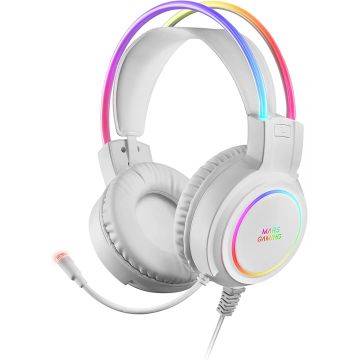 Casque micro Mars Gaming Chroma RGB Flow - blanc ou noir - MHRGBW - MHRGB