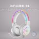 Casque micro Mars Gaming RGB - blanc ou noir - MHRGBW