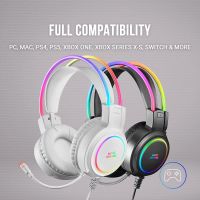 Casque micro Mars Gaming RGB - blanc ou noir - MHRGBW