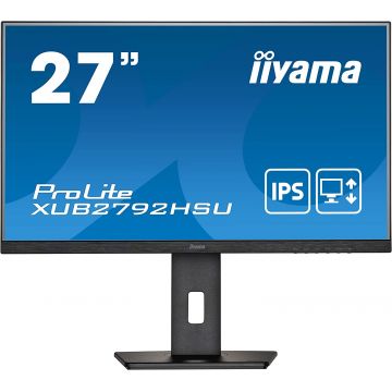 Moniteur 27" iiYama XUB2792HSU-B6, 4ms, IPS, VGA-HDMI-DP