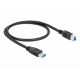 Delock Câble USB 3.0 Type-A mâle USB 3.0 Type-B mâle 0,5 m noir - 85065
