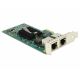 Carte réseau Delock PCIe x1 Gigabit LAN 2x RJ45 - 89944