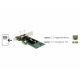 Carte réseau Delock PCIe x1 Gigabit LAN 2x RJ45 - 89944