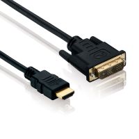 Câble DVI vers HDMI en 1.5 mètre - DVI-D 24+1 vers HDMI - HELOS 302054
