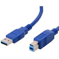 Câble USB 3.0 en 5m série A à série B, débit 4.8Gb/s