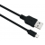 Câble de connexion Helos, fiche USB 2.0 A, Micro-B, 1m, noir