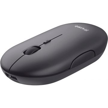 Souris sans fil Trust Puck, rechargeable, Bluetooth ou 2,4 GHz