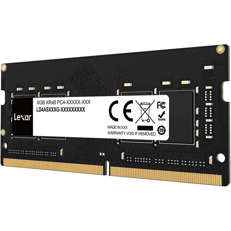 SODIMM DDR4 8Go Lexar PC4-25600 - LD4AS008G-B3200GSST - CARON Informatique  - Calais