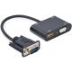 Convertisseur VGA HDMI, 0.15m - GEMBIRD - A-VGA-HDMI-02