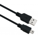 Câble USB A vers mini USB, 2m - HELOS 288315