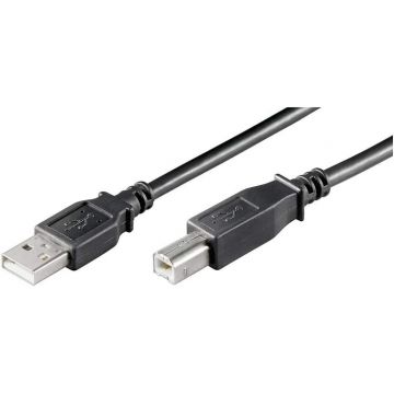 Câble USB 2.0 en 1.8m série A à série B, Noir - GOOBAY 93596