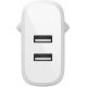 Chargeur USB-C 2 ports - Boost Charge 24W - BELKIN WCB002VFWH