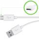 Câble micro B - USB2.0 2m blanc - BELKIN F2CU012BT2M-WHT