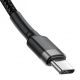 Câble Baseus USB-C USB-C PD2.0, 60W 20V 3A, nylon, 1m, noir - CATKLF-GG1