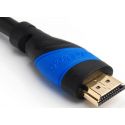 Câble HDMI 2.0 - 15m - plaqué or