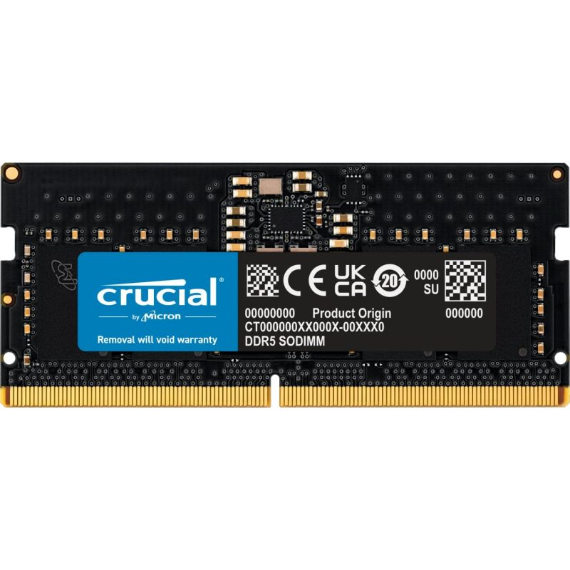 Sodimm 16Go DDR5 5600MHz Crucial - CT16G56C46S5 - CARON