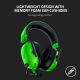 Razer BlackShark V2 X, 50mm, jack - vert - ‎RZ04-03240600-R3M1