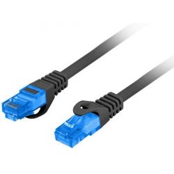 Câble réseau 1m ethernet RJ45 S/FTP Cat6A Gigabit - Noir