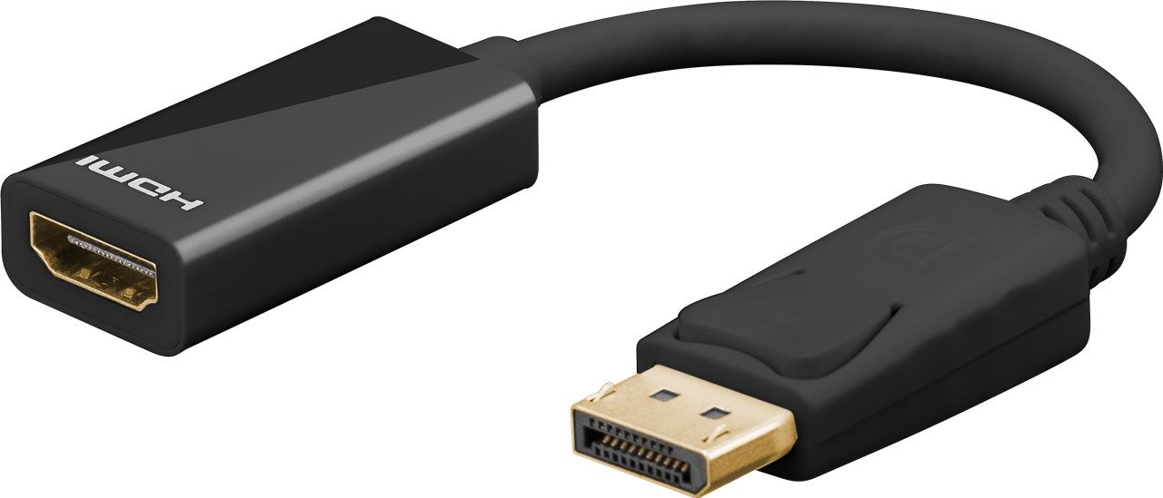 Goobay: Adaptateur DisplayPort vers HDMI femelle - 67881