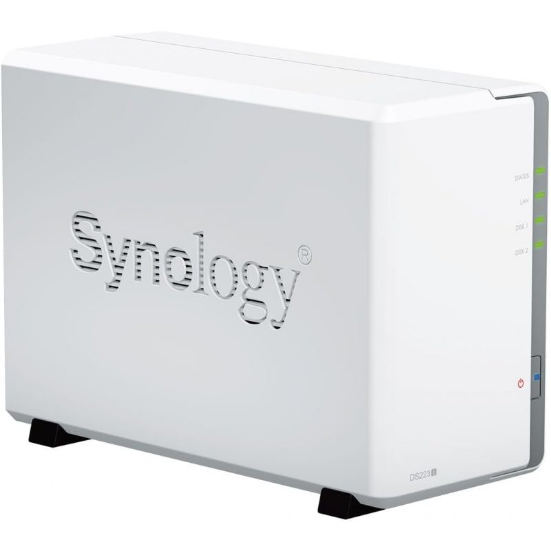 Serveur NAS Synology DS223J, pour 2 DD 21/2-31/2 SATA, 2xUSB3.0