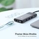 Hub USB-C NOVOO : USB C vers HDMI 4K, VGA, Gigabit Ethernet, PD 100W, 3 USB 3.0, SD/TF