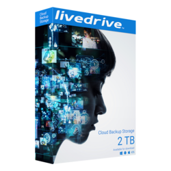 Livedrive Cloud Backup 2 To - 2 PC/Mac et 5 appareils mobiles - Abonnement 1 an