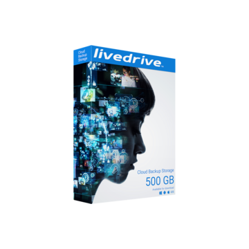 Livedrive Cloud Backup - 500 Go - 1 PC/Mac et 3 appareils mobiles - Abonnement 1 an