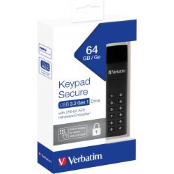 Clé USB 3.2 sécurisée 64Go - Verbatim 49428