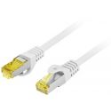 Cable réseau 2m ethernet RJ45 Cat6A S/FTP, gris, LANBERG - PCF6A-10CU-0200-S