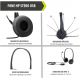 Casque micro HP Stereo USB Headset - T1A67AA