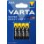 Piles VARTA LR03 AAA, 1.5V, pack 4