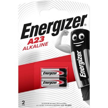 Piles ENERGIZER Alkalines A23 12V - blister de 2