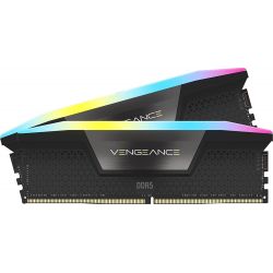 Kit 32Go CORSAIR VENGEANCE RGB - DDR5 - KIT - 32 GO: 2 X 16 GO - DIMM 288 BROCHES - 6200 MHZ / PC5-49600