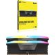 Kit 32Go CORSAIR VENGEANCE RGB - DDR5 - KIT - 32 GO: 2 X 16 GO - DIMM 288 BROCHES - 6200 MHZ / PC5-49600